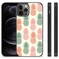 iPhone 12 Pro Max Silicone Case Ananas - thumbnail