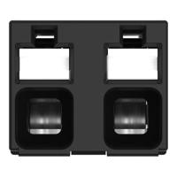 WAGO 2086-3122/300-000 Printklem 1.50 mm² Aantal polen 2 Zwart 1 stuk(s) - thumbnail