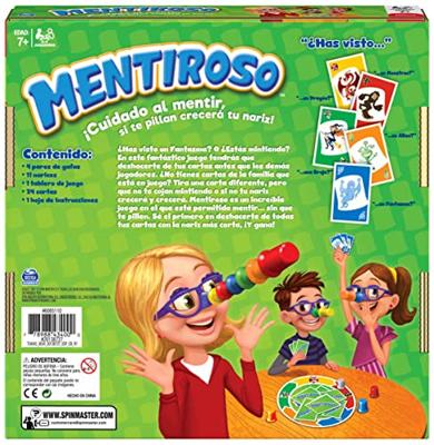 Bordspel Spin Master Mentiroso 29 Onderdelen 26,67 x 26,67 x 5,08 cm