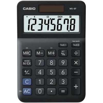 Rekenmachine Casio MS-8F Zwart Plastic