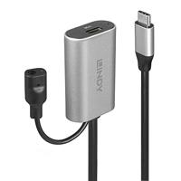 LINDY USB-kabel USB 3.2 Gen1 (USB 3.0 / USB 3.1 Gen1) USB-C stekker, USB-C bus 5.00 m Zwart 43271 - thumbnail