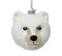 Kerstornament IJsbeer Ø8cm 1st - thumbnail