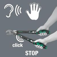 Wera Click-Torque X 7 draaimomentsleutel voor insteekgereedschappen, 10-100 Nm, 14x18 x 10-100 Nm - 05075657001 - thumbnail