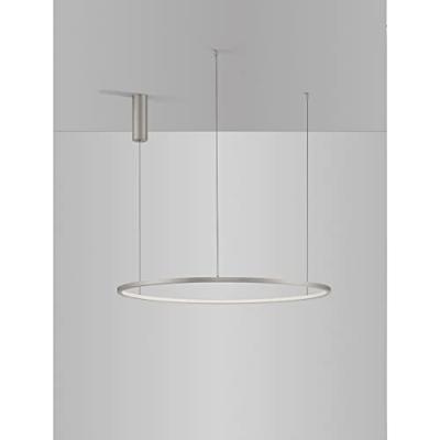 Lyora Ronde hanglampTarquin zilvergrijs Ø 80cm - 9345607