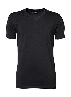 Tee Jays TJ401 Stretch V-Neck Tee - Black - L