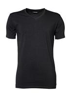 Tee Jays TJ401 Stretch V-Neck Tee - Black - L - thumbnail