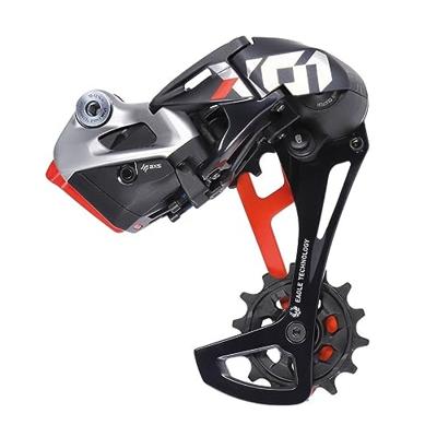 Sram achterderailleur "x01 eagle axs" rear derail. x01 eagle axs 52t red
