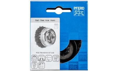 PFERD TOOLS Komborstel POS TBG 65/M14 ST 0,80 43305018 1 stuk(s)