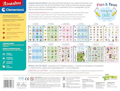 Clementoni fien en teun interactieve quiz junior