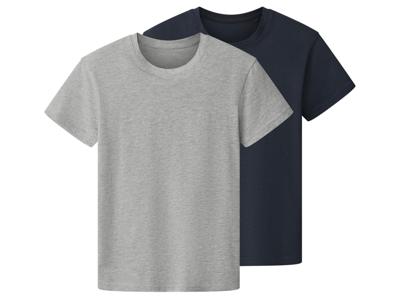 Esmara Kids Set van 2 kinder T-shirts (Donkerblauw/grijs, 158/164)