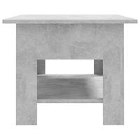 Salontafel 102x55x42 cm spaanplaat betongrijs - thumbnail