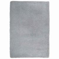 Hoogpolig vloerkleed NAVARRA 160x230 cm polyester lichtgrijs - thumbnail