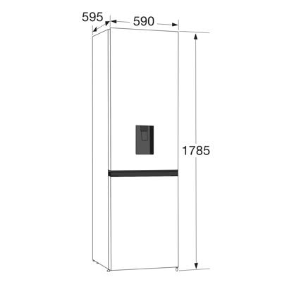 ETNA KOELKAST COMBI BOTTOM KCV178NRVS koel-vriescombinatie Vrijstaand 292 l F Roestvrijstaal ETNA KOELKAST COMBI BOTTOM KCV178NRVS koel-vriescombinatie Vrijstaand 292 l F Roestvrijstaal