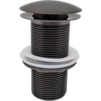 Wiesbaden Caral Verlengde Clickwaste Afvoerplug 5/4 Inch - Gunmetal - thumbnail