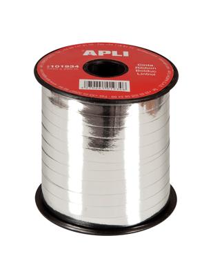 Apli sierlint 7 mm x 250 m, zilver