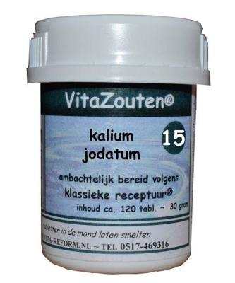Vitazouten Kalium jodatum VitaZout nr. 15 120 Tabletten Vitazouten Kalium jodatum VitaZout nr. 15 120 Tabletten