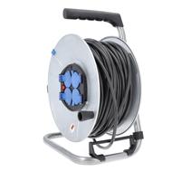 AS Schwabe 10414 Kabelhaspel 25.00 m Zwart Randaarde stekker - thumbnail