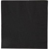 Creativ Company Servetten, afm 33x33 cm, zwart, 20 stuk/ 1 doos - thumbnail