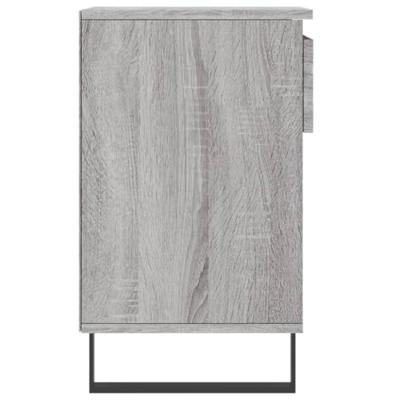 Schoenenkast 102x36x60 cm bewerkt hout sonoma grijs
