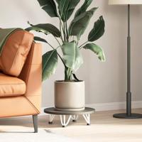 Haarnadelpoten voor Salontafel 4 st 10 cm massief staal wit - thumbnail