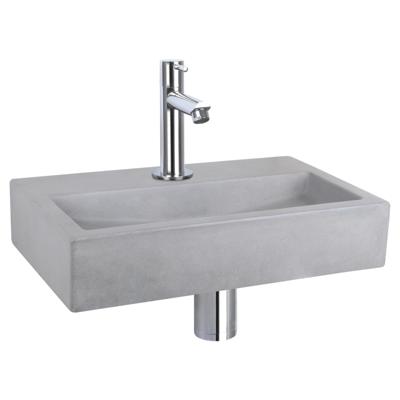 Differnz Flat fonteinset beton lichtgrijs kraan recht chroom 38 x 24 x 8 cm Differnz Flat fonteinset beton lichtgrijs kraan recht chroom 38 x 24 x 8 cm