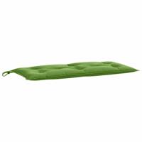 VidaXL Tuinbankkussens 2 st 100x50x7 cm stof gemêleerd groen - thumbnail