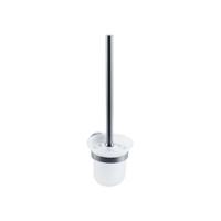 Fortifura Calvi Toiletset 3-delig - toiletrolhouder zonder klep - toiletborstel - handdoekhaak enkel rond - Geborsteld Gunmetal PVD SW721176 SW1211592 SW721173 - thumbnail