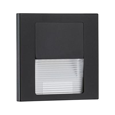 Paulmann 80001 Tsaro eckig 80x36mm Wandinbouwarmatuur LED 1 W Zwart (mat) Paulmann 80001 Tsaro eckig 80x36mm Wandinbouwarmatuur LED 1 W Zwart (mat)