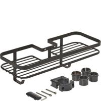 Metaltex Doucherek 29x11x9 cm Mat Zwart - thumbnail