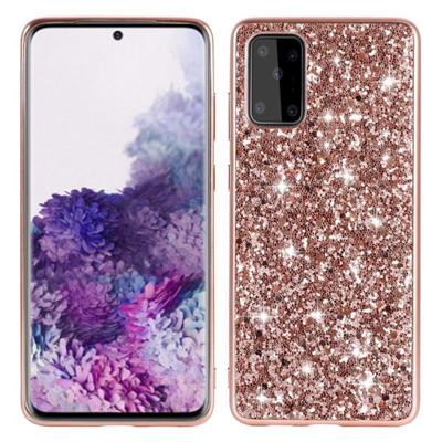 Voor Huawei P40 Pro Glitter Powder Shockproof TPU Beschermhoes (Rose Gold) Voor Huawei P40 Pro Glitter Powder Shockproof TPU Beschermhoes (Rose Gold)