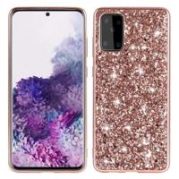 Voor Huawei P40 Pro Glitter Powder Shockproof TPU Beschermhoes (Rose Gold) - thumbnail