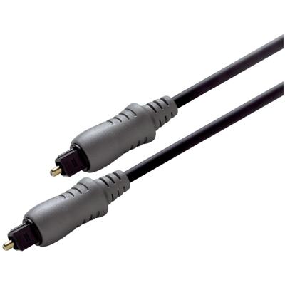 Scanpart Toslink optical audio kabel 1,5m Optische kabel Zwart