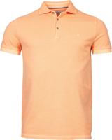 Thomas Maine Heren Poloshirt Oranje Pique Tailored Fit - thumbnail