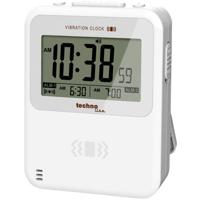 Techno Line WT 350 Wekker Kwarts Wit Alarmtijden 2 Trilalarm - thumbnail