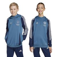 adidas Arsenal Track Hoodie 2025-2026 Kids Blauw Donkerblauw Wit - thumbnail