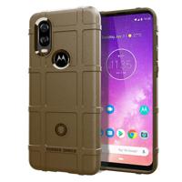 Volledige dekking schokbestendig TPU Case voor Motorola MOTO P50 (bruin) - thumbnail