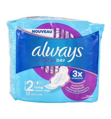 Always Maandverband ultra day long 12 Stuks