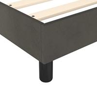 Boxspringframe fluweel donkergrijs 200x200 cm - thumbnail