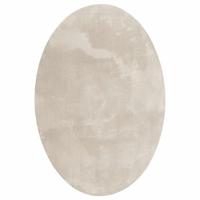 VidaXL Vloerkleden ovaal huarte beige 140 x 200 cm 100% polyester - thumbnail