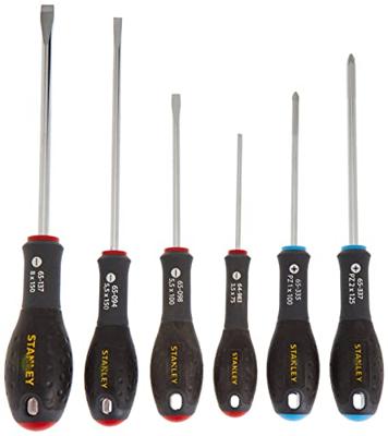 Stanley handgereedschap 6-Delige FatMax Schroevendraaierset Parallel/Standaard/Pozidriv - 0-65-428