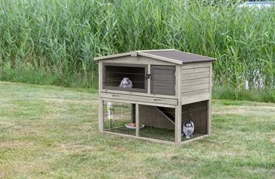 TRIXIE NATURA KNAAGDIERHOK MET REN GRIJS / BRUIN 124X78X102 CM