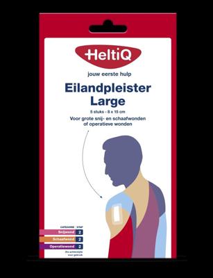 Heltiq Eilandpleisters 8 x 15cm 5 Stuks Heltiq Eilandpleisters 8 x 15cm 5 Stuks