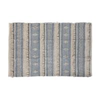 Tapijt DKD Home Decor 180 x 120 x 2 cm Blauw Katoen Wit Boho - thumbnail