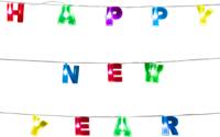 Led-lichtslinger 'Happy New Year' (1,6m) - thumbnail