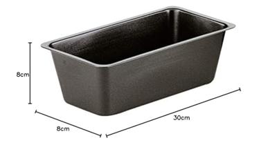 Cakevorm Ibili 820330 Staal 30 x 12 x 8 cm Zwart