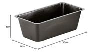 Cakevorm Ibili 820330 Staal 30 x 12 x 8 cm Zwart - thumbnail