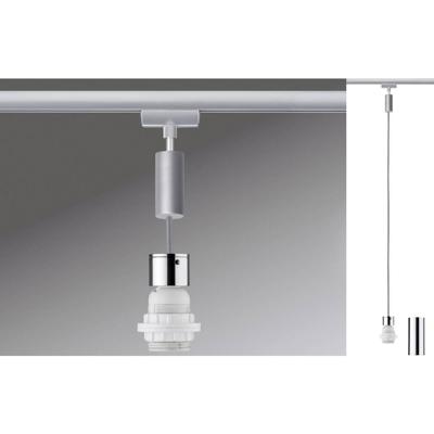 Paulmann 230V-railsysteem lamp Universeel E27 20 W LED Chroom (mat), Chroom Paulmann 230V-railsysteem lamp Universeel E27 20 W LED Chroom (mat), Chroom