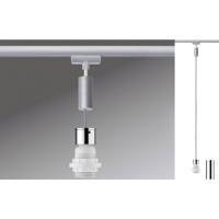 Paulmann 230V-railsysteem lamp Universeel E27 20 W LED Chroom (mat), Chroom - thumbnail