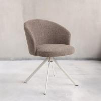 Jesper Home Eetkamerstoel 'Niimi' Revolve White, kleur Saving Greige - thumbnail