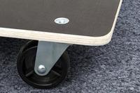 Metafranc WU0822020 Transportroller PA Laadvermogen (max.): 400 kg 590 mm x 490 mm x 140 mm Aantal rollers 4 - thumbnail
